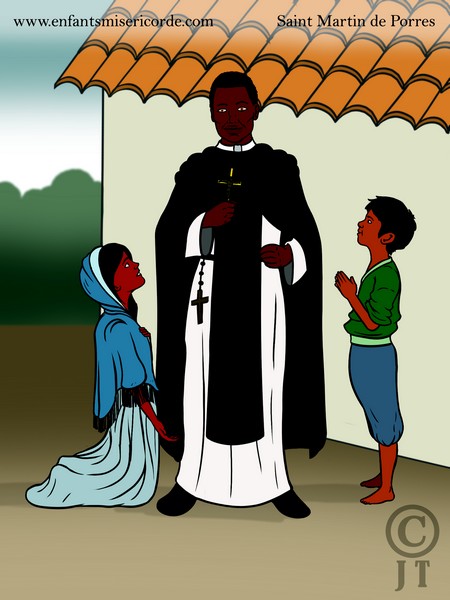 illustration saint martin de porres